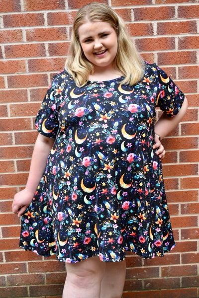 Witches Garden Pocket Swing Dress