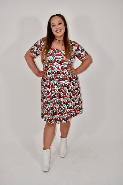 Christmas Cuties 2-Way Pocket Skater Dress