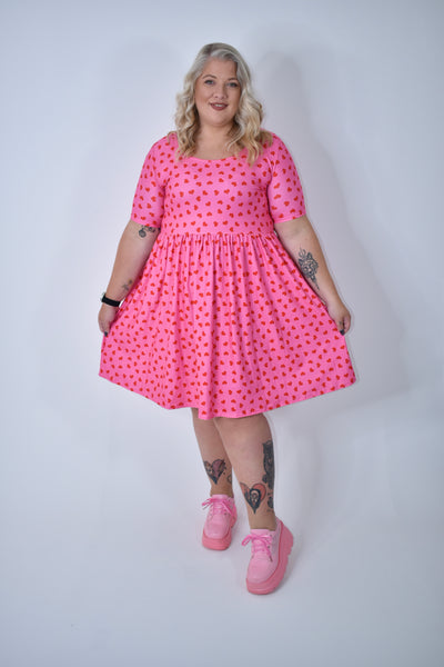 Stupid Cupid 2-Way Pocket Skater Dress