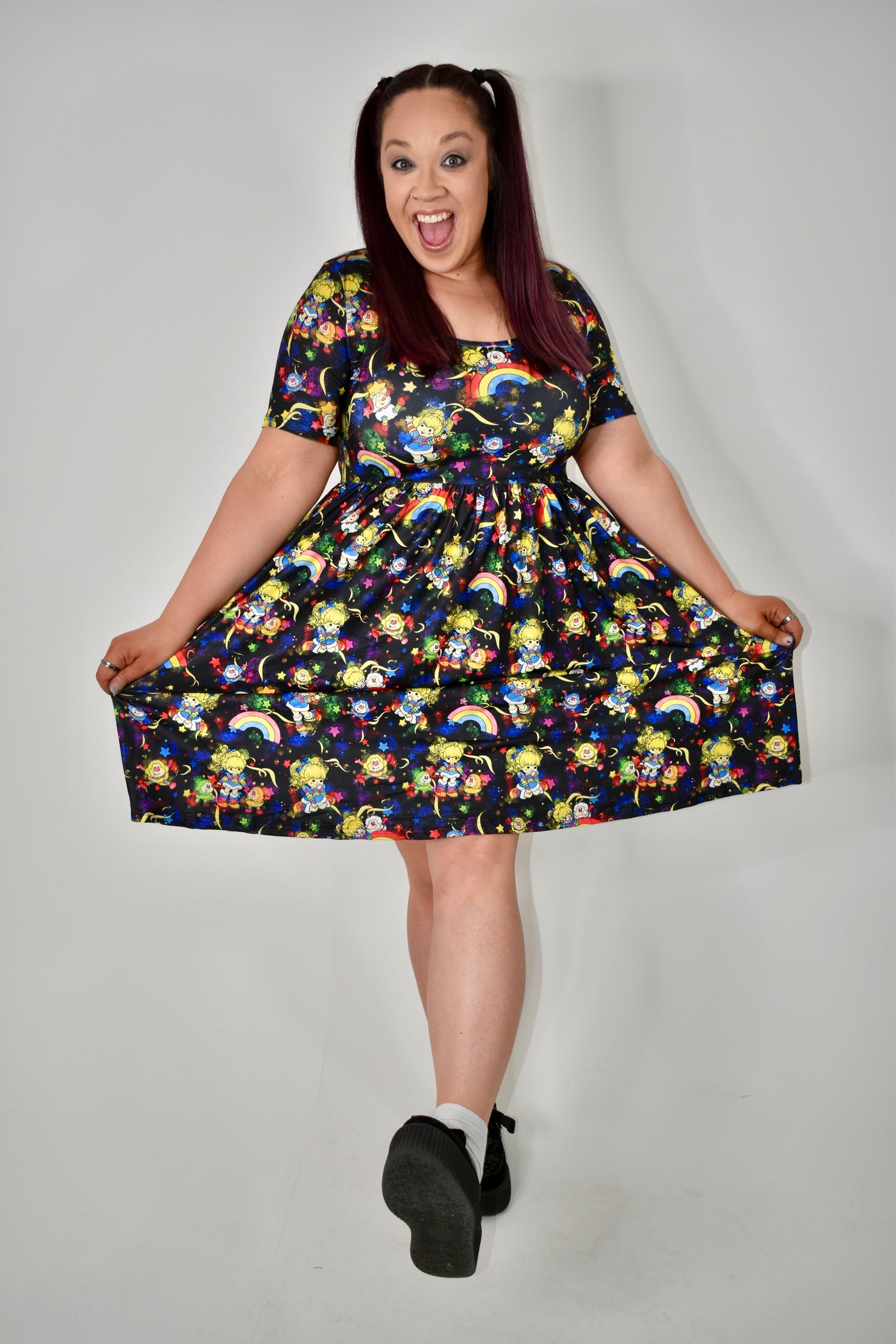 Brite Girl 2-Way Pocket Skater Dress