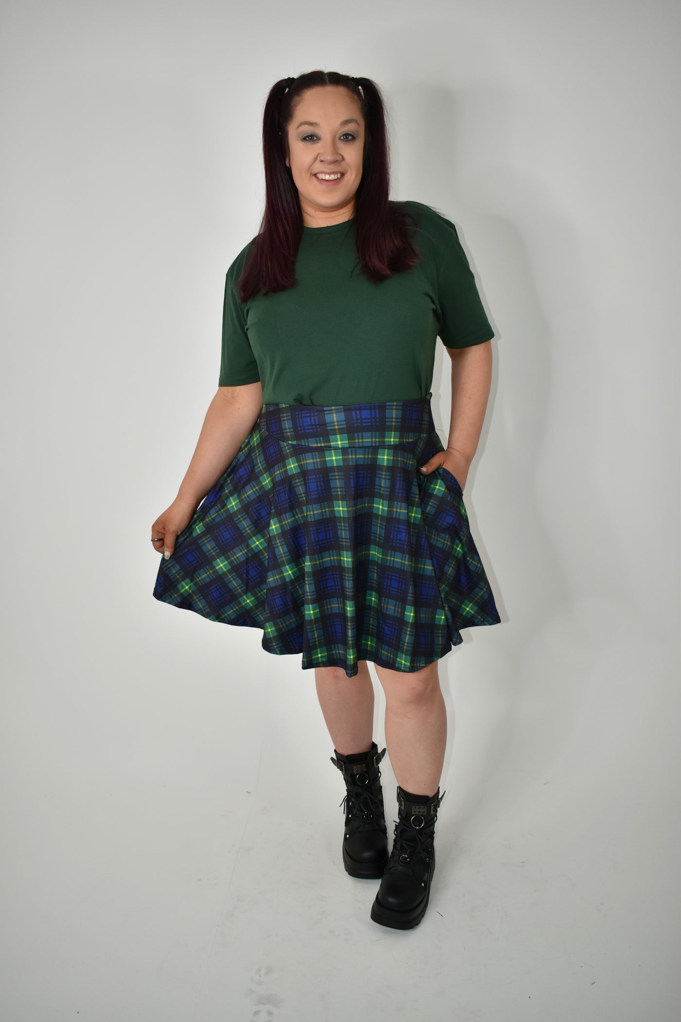 Kiltin' It Pocket Skater Skirt (Additional Size Added)