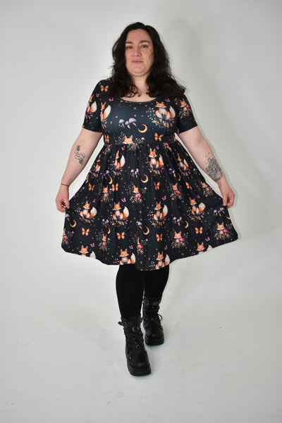 Feeling Foxy 2-Way Pocket Skater Dress