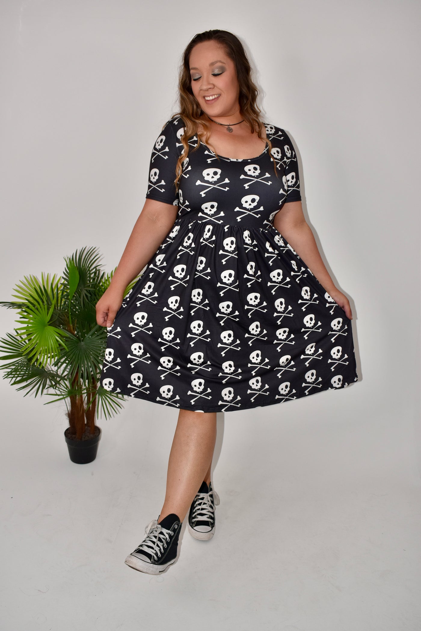 Shiver Your Timbers 2-Way Pocket Skater Dress