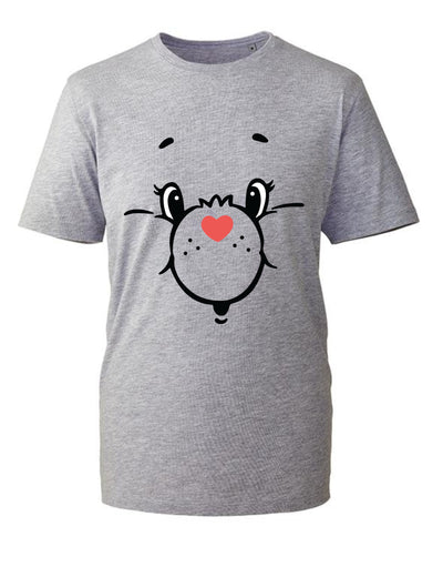 "Pink Bear Face" Unisex Organic T-Shirt