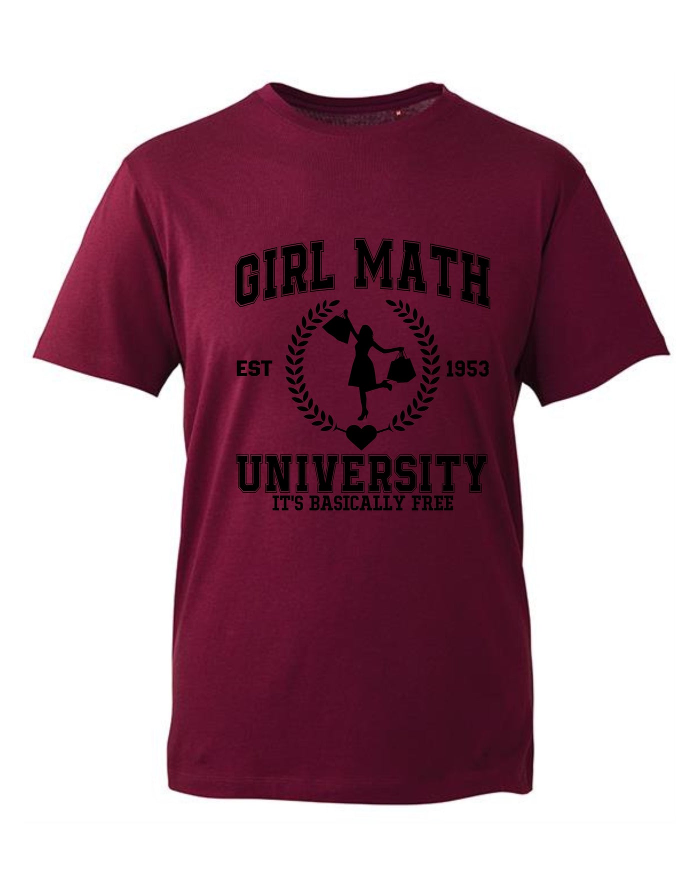 Girl Math Unisex Organic T-Shirt