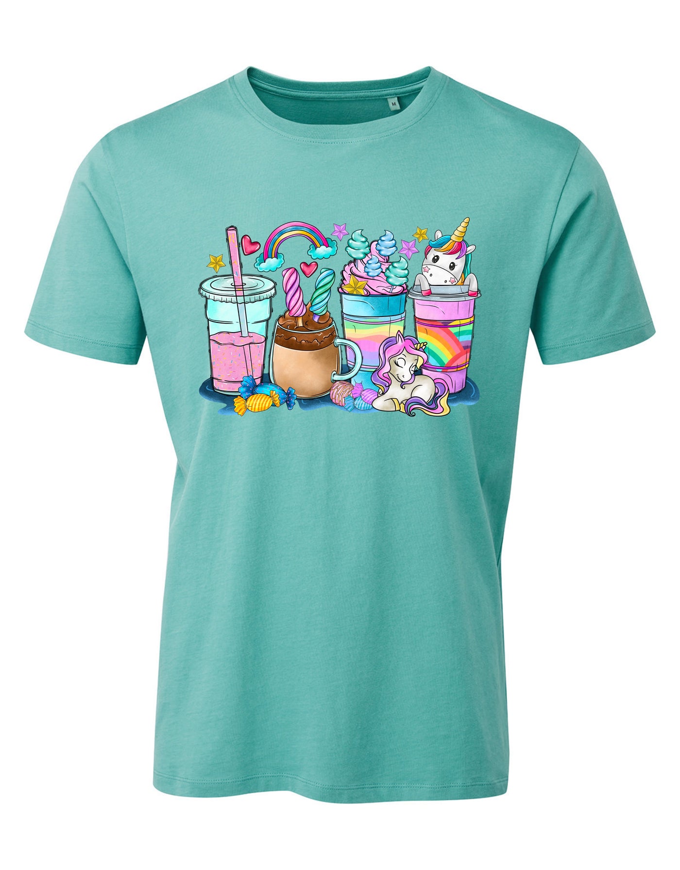 Unicorn Beverages Unisex Organic T-Shirt