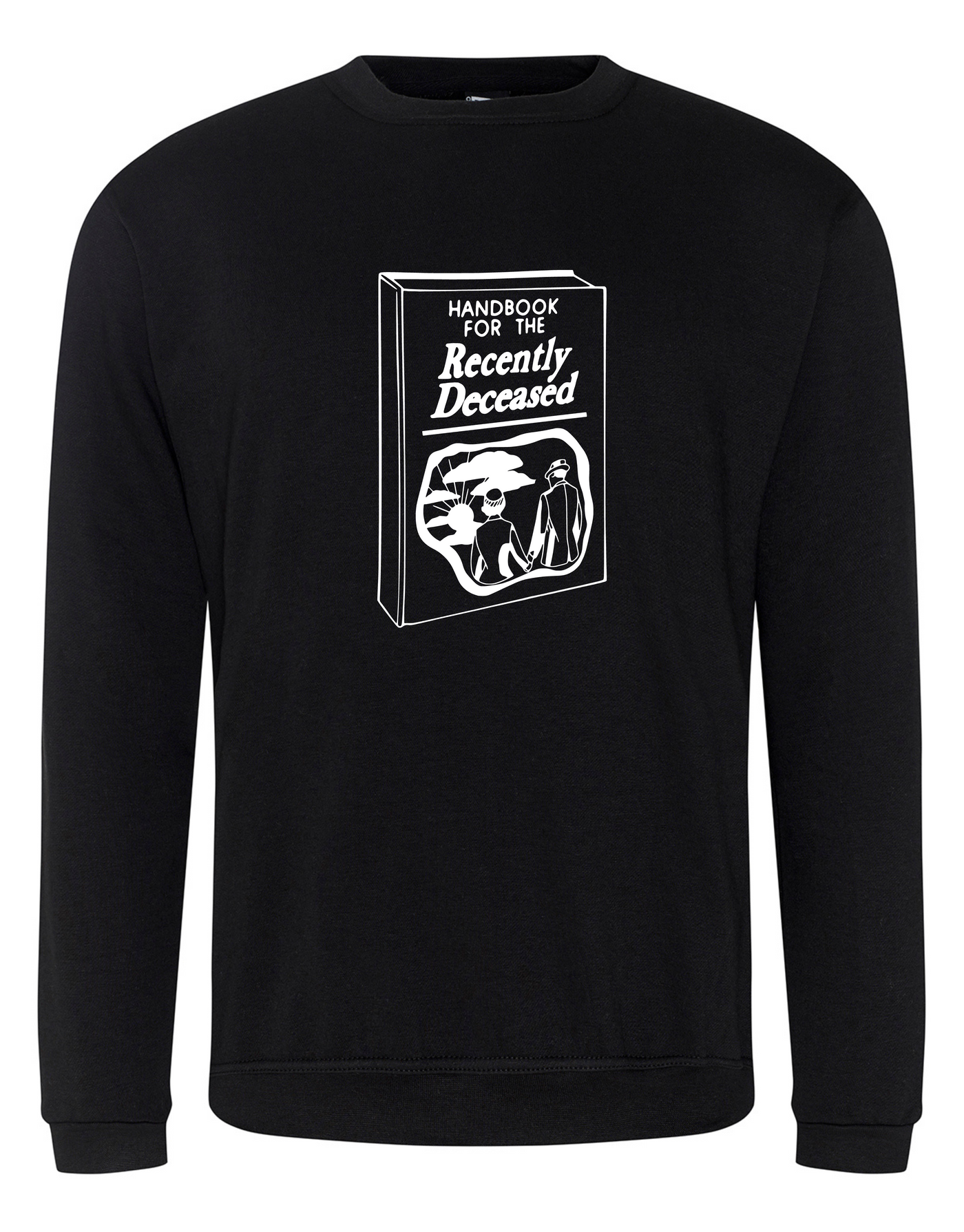 Black "Recently Deceased" Unisex Sweatshirt