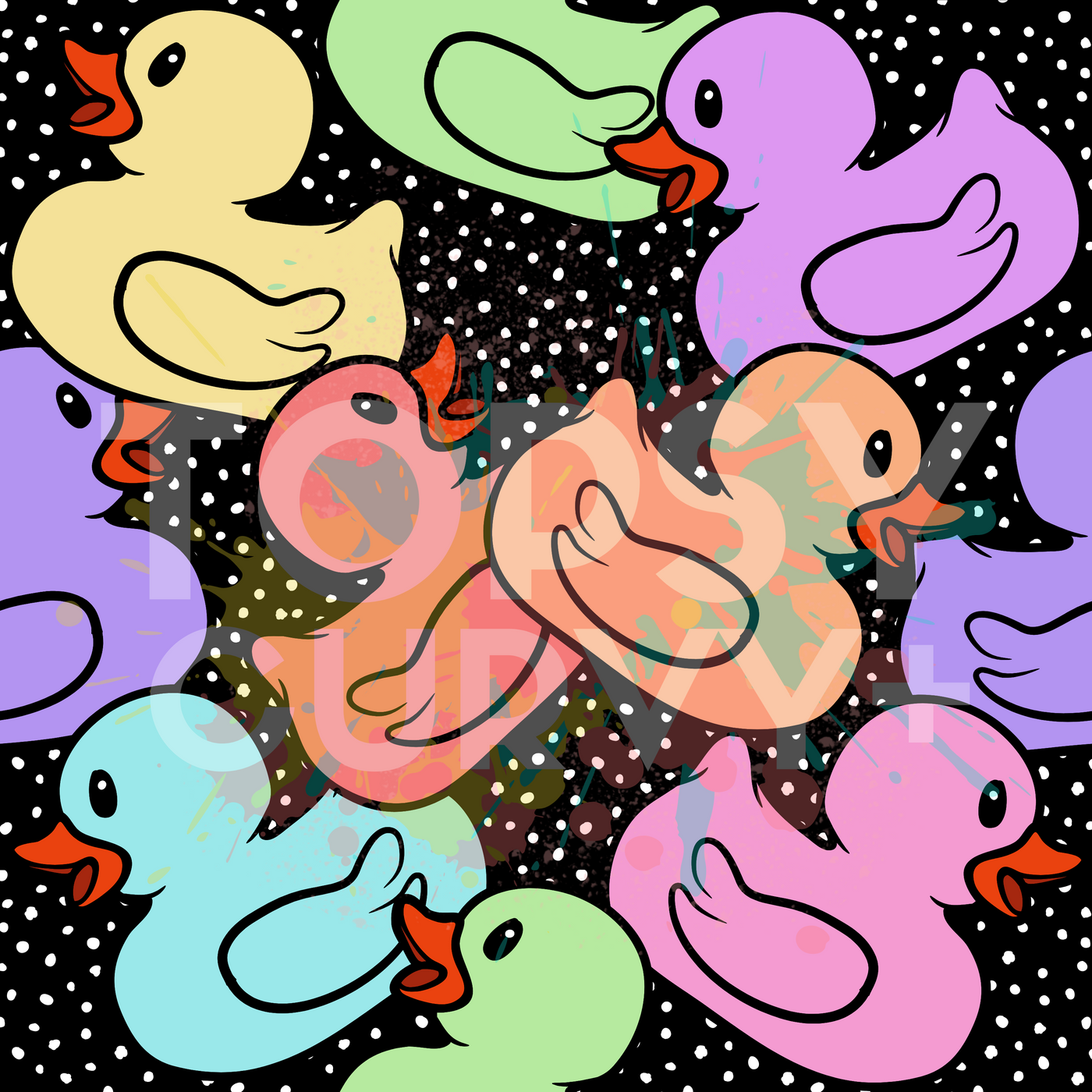 Gone Quackers 2-Way Pocket Skater Dress