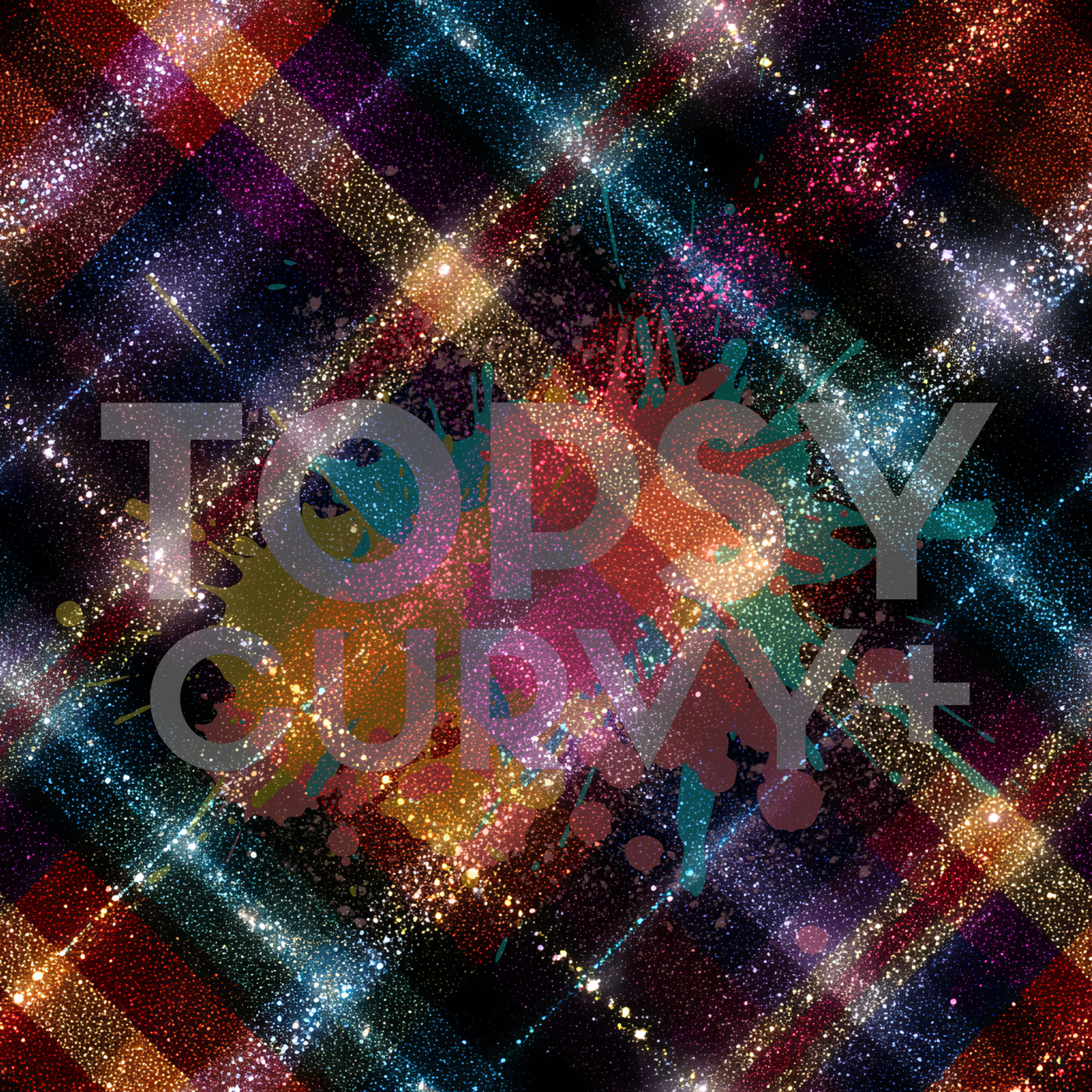 Glitter Gingham Angel Sleeve Pocket Maxi Dress