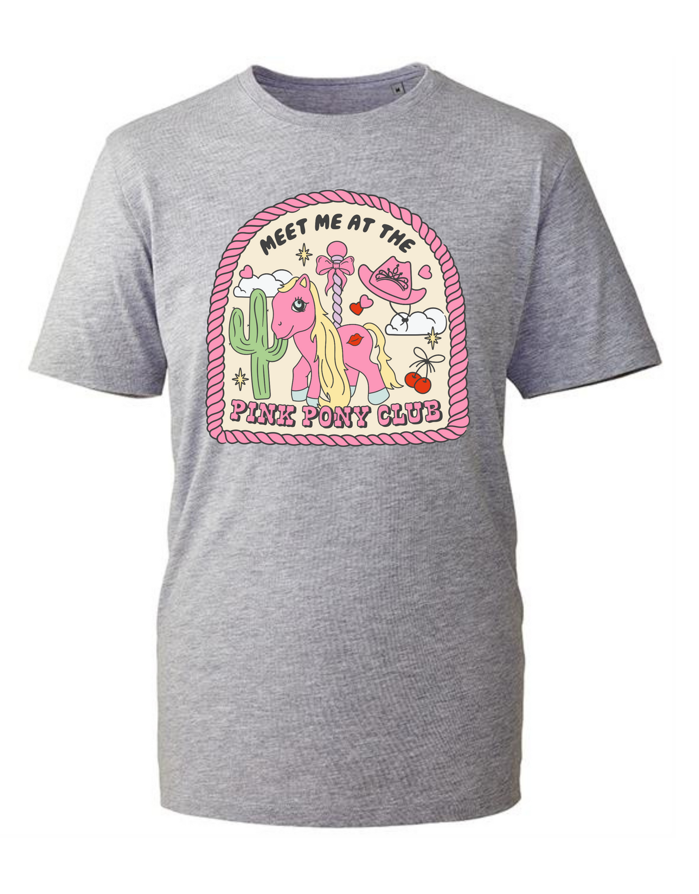 “Pink Pony Club" Unisex Organic T-Shirt