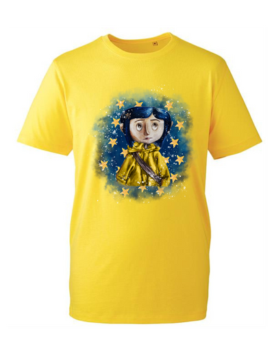 Yellow Girl Unisex Organic T-Shirt