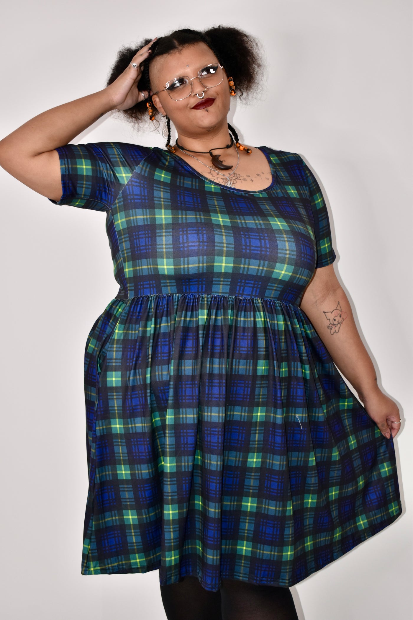 Kiltin' It 2-Way Pocket Skater Dress