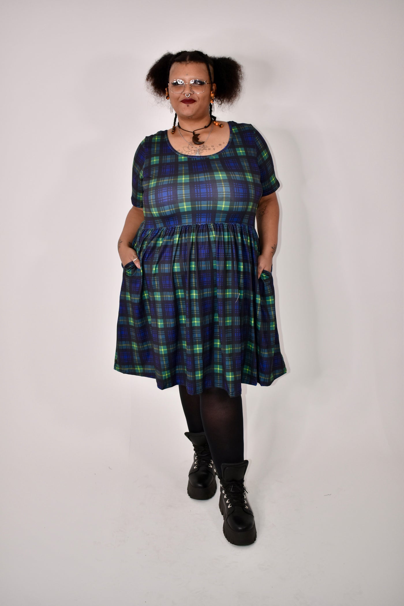 Kiltin' It 2-Way Pocket Skater Dress