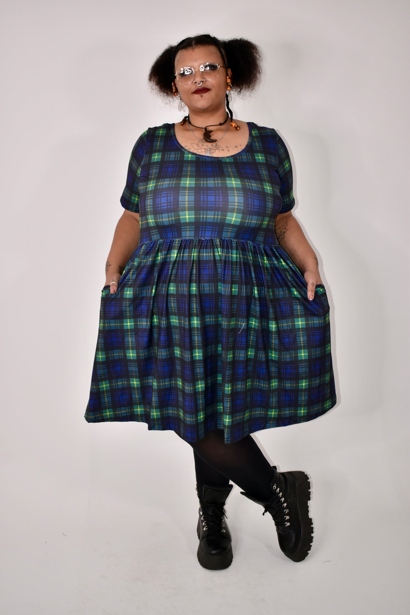 Kiltin' It 2-Way Pocket Skater Dress