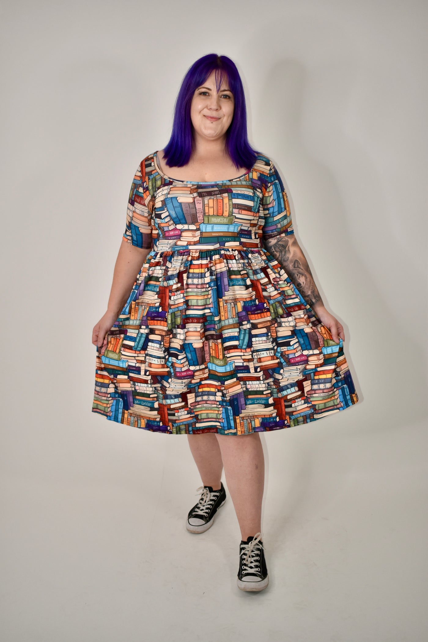 TBR 2-Way Pocket Skater Dress