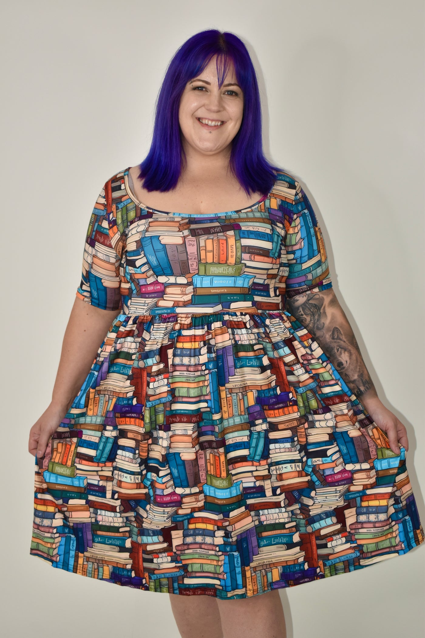 TBR 2-Way Pocket Skater Dress