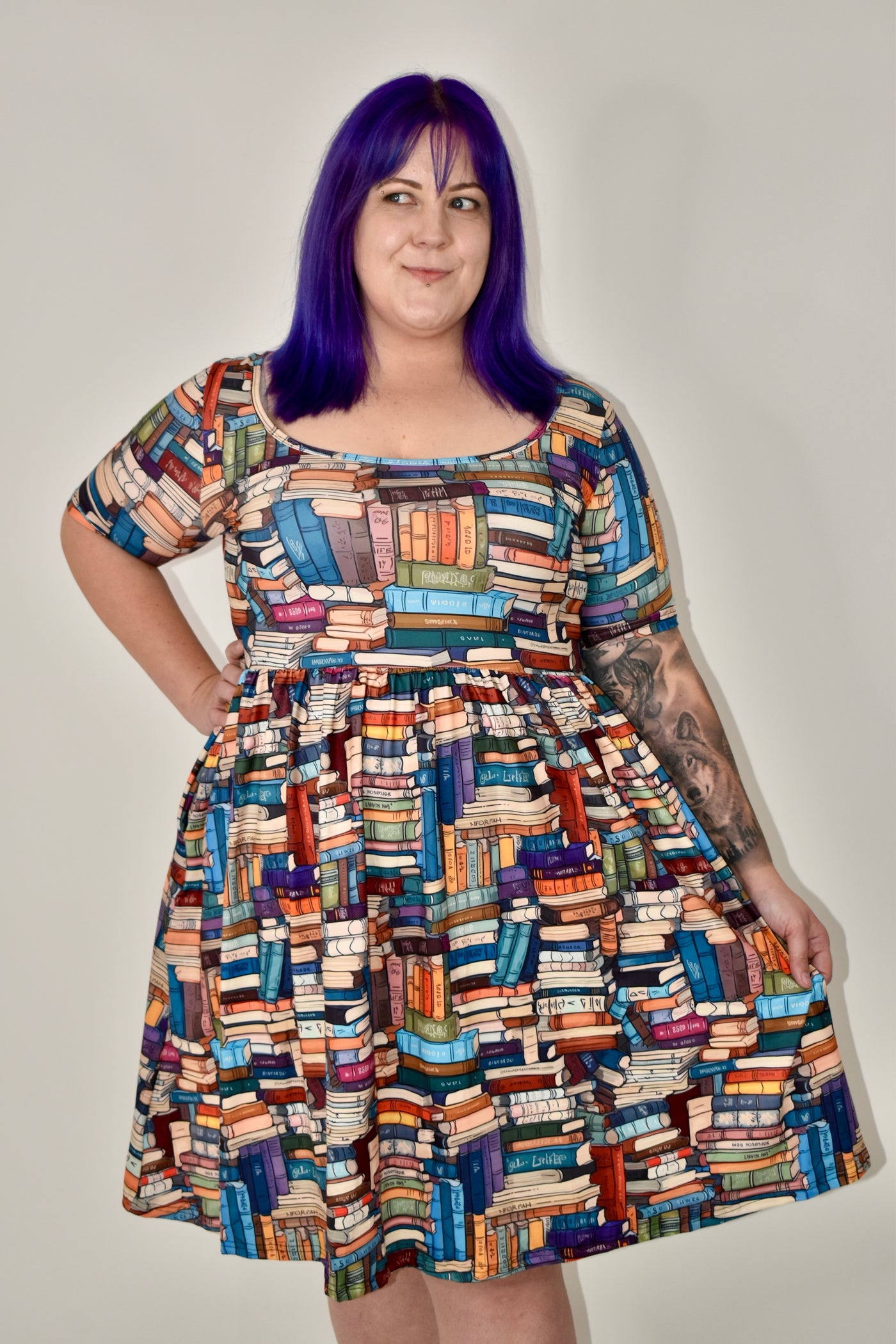 TBR 2-Way Pocket Skater Dress