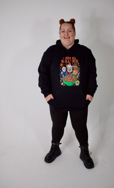 Black "Cereal Killer" Standard Unisex Hoodie