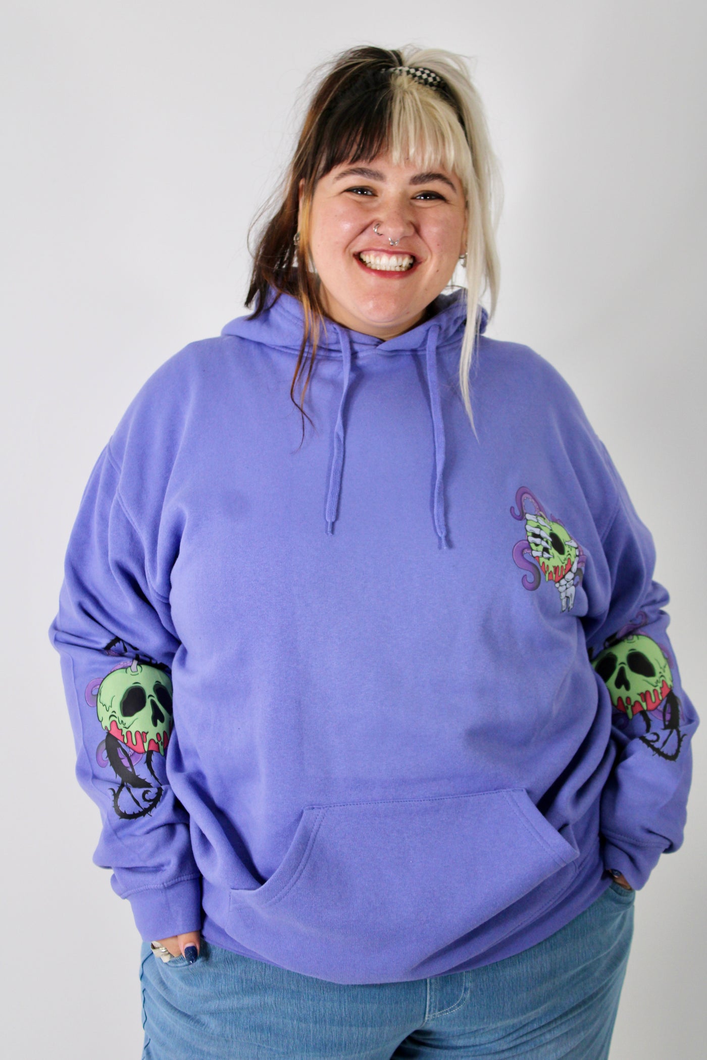 "Villains Do It Better" F&B Sleeve Print Standard Unisex Hoodie