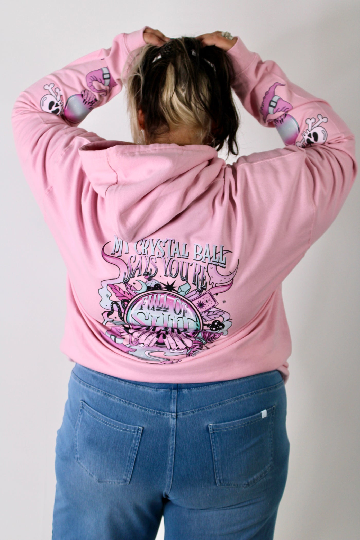 "Crystal Ball" F&B Sleeve Print Standard Unisex Hoodie