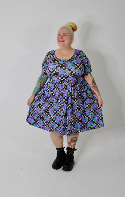 Pastel Ponies 2-Way Pocket Skater Dress