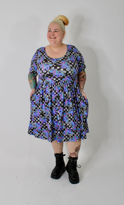 Pastel Ponies 2-Way Pocket Skater Dress