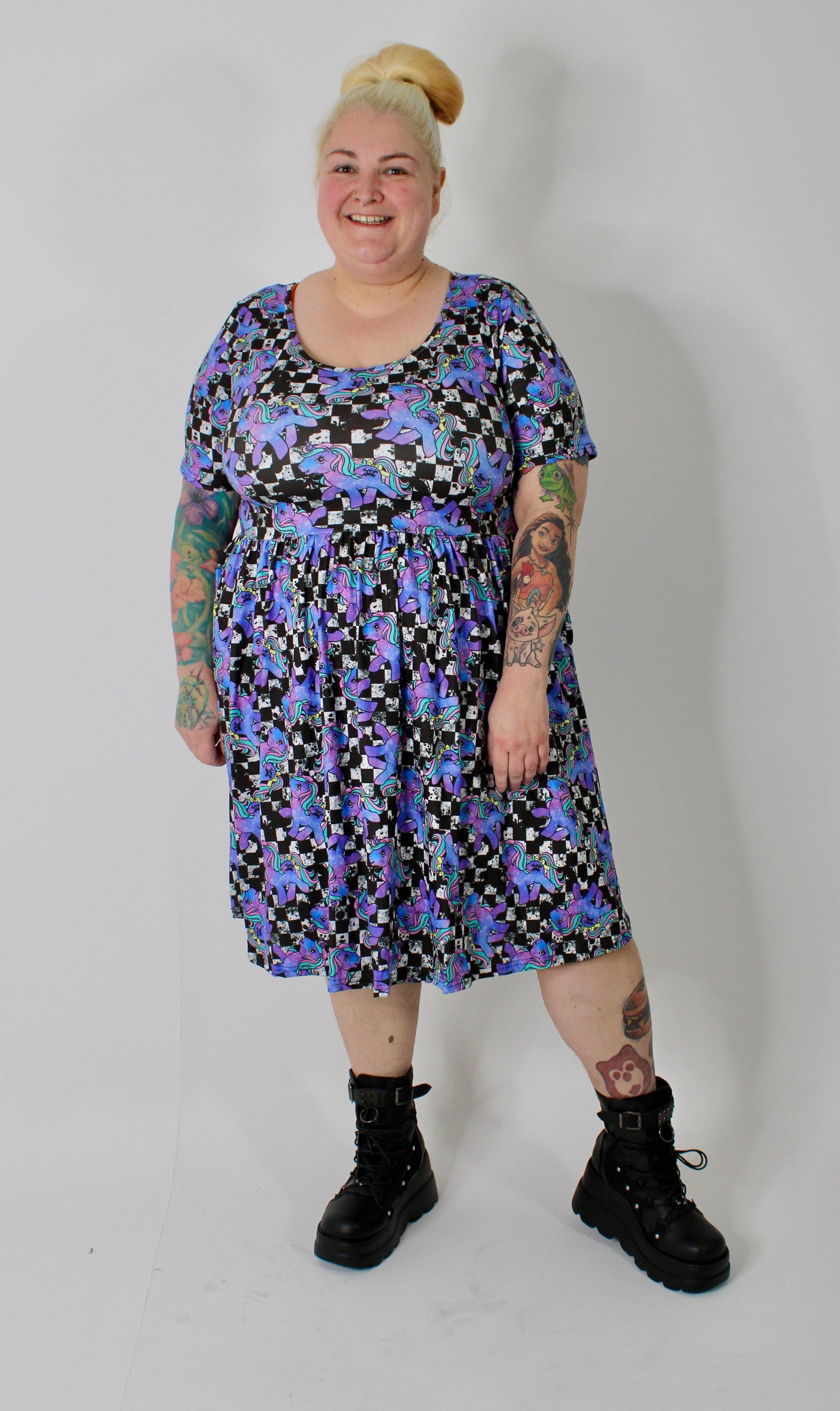 Pastel Ponies 2-Way Pocket Skater Dress