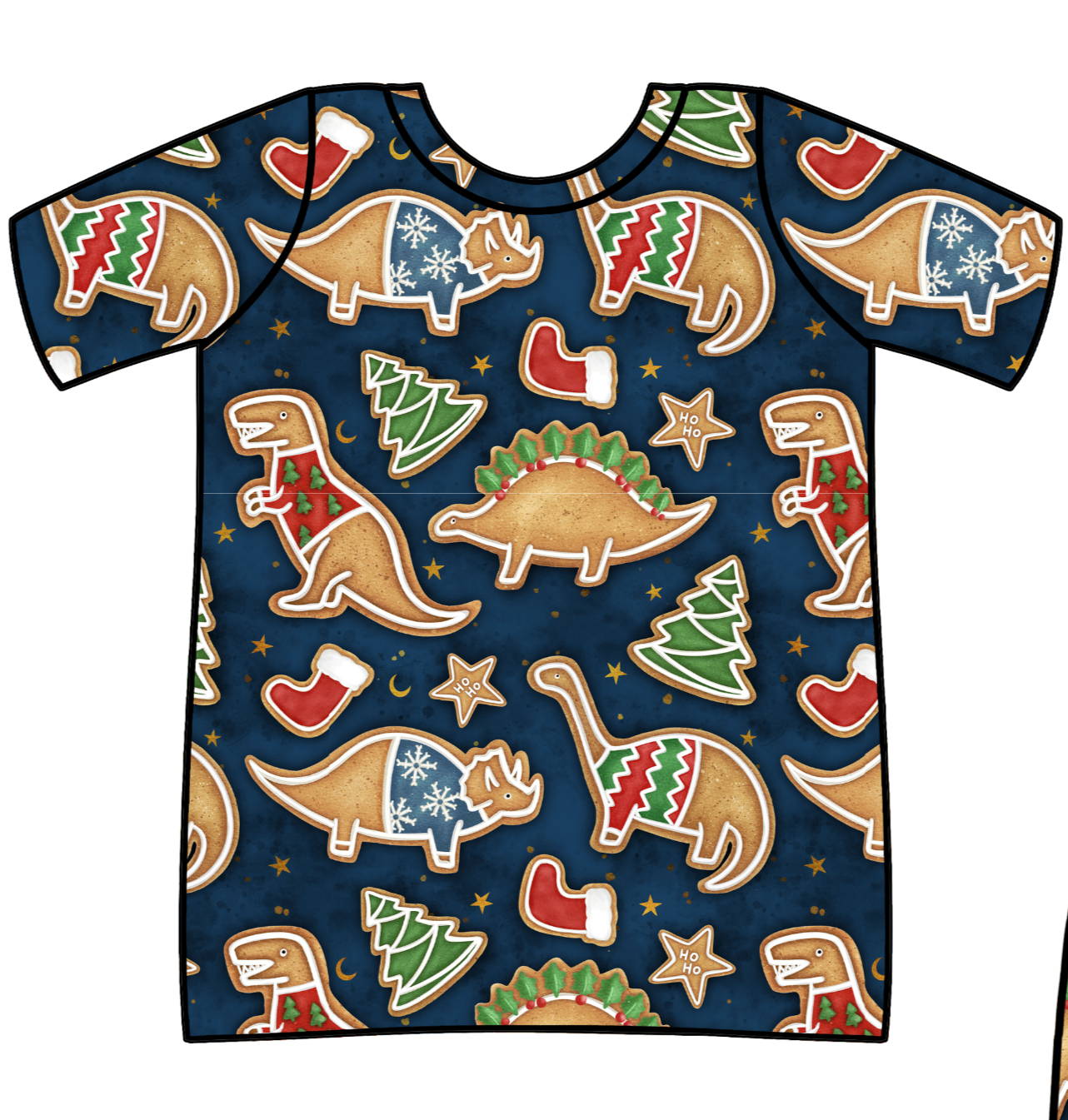 Jurassic Bites Supersoft Lounge Top