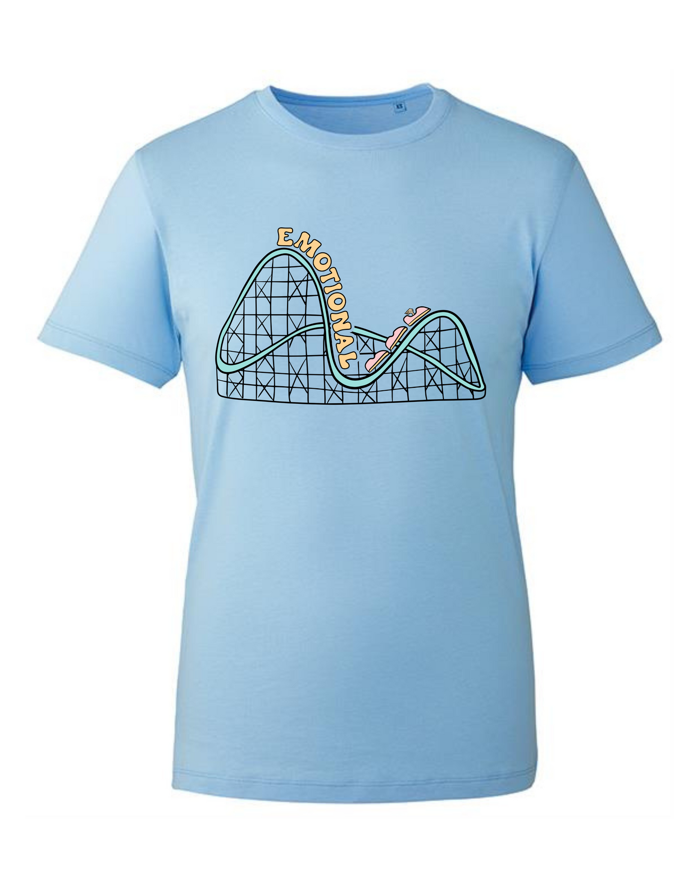 “Emotional" Rollercoaster Unisex Organic T-Shirt