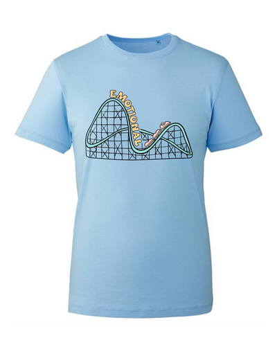 “Emotional" Rollercoaster Unisex Organic T-Shirt