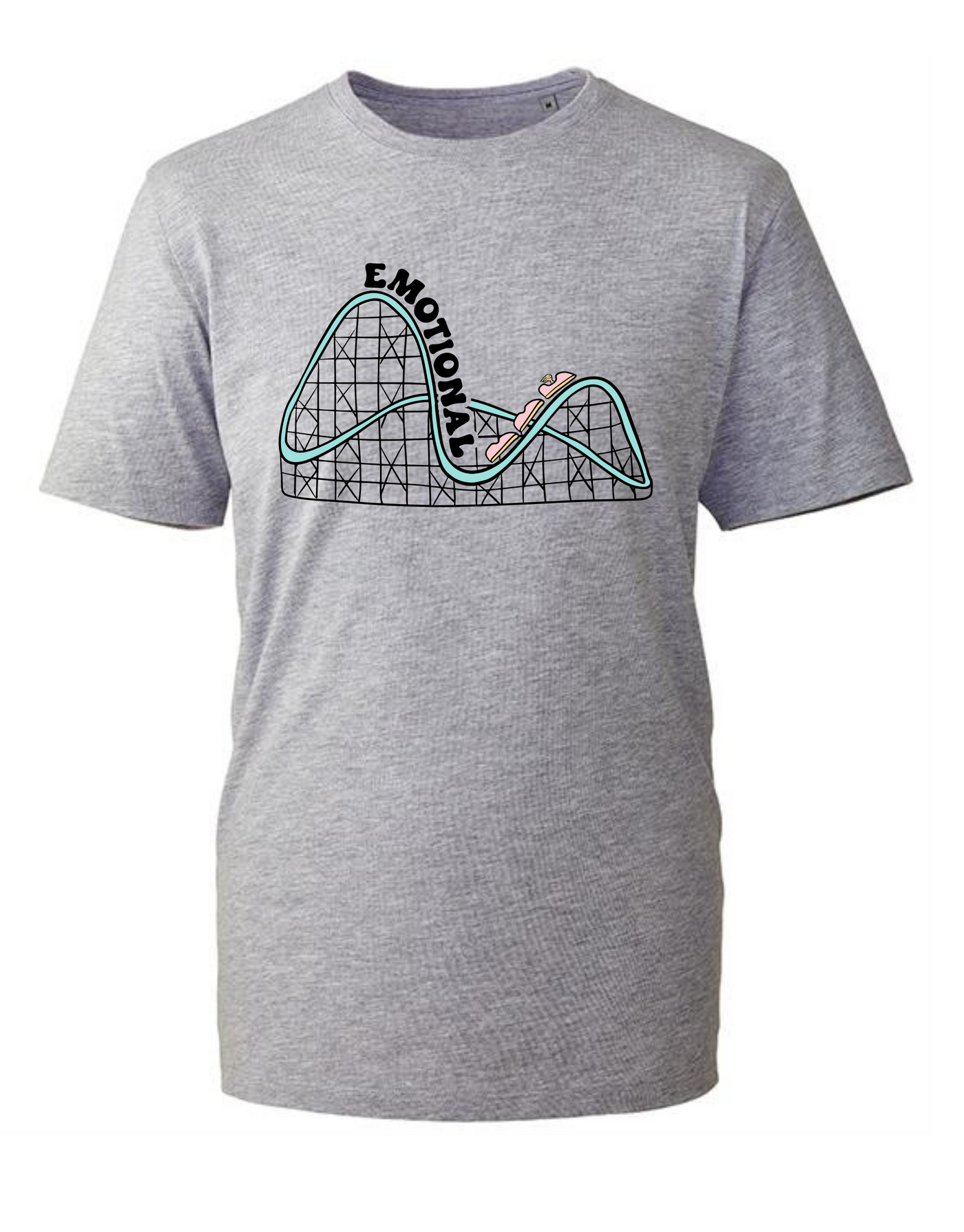 “Emotional" Rollercoaster Unisex Organic T-Shirt