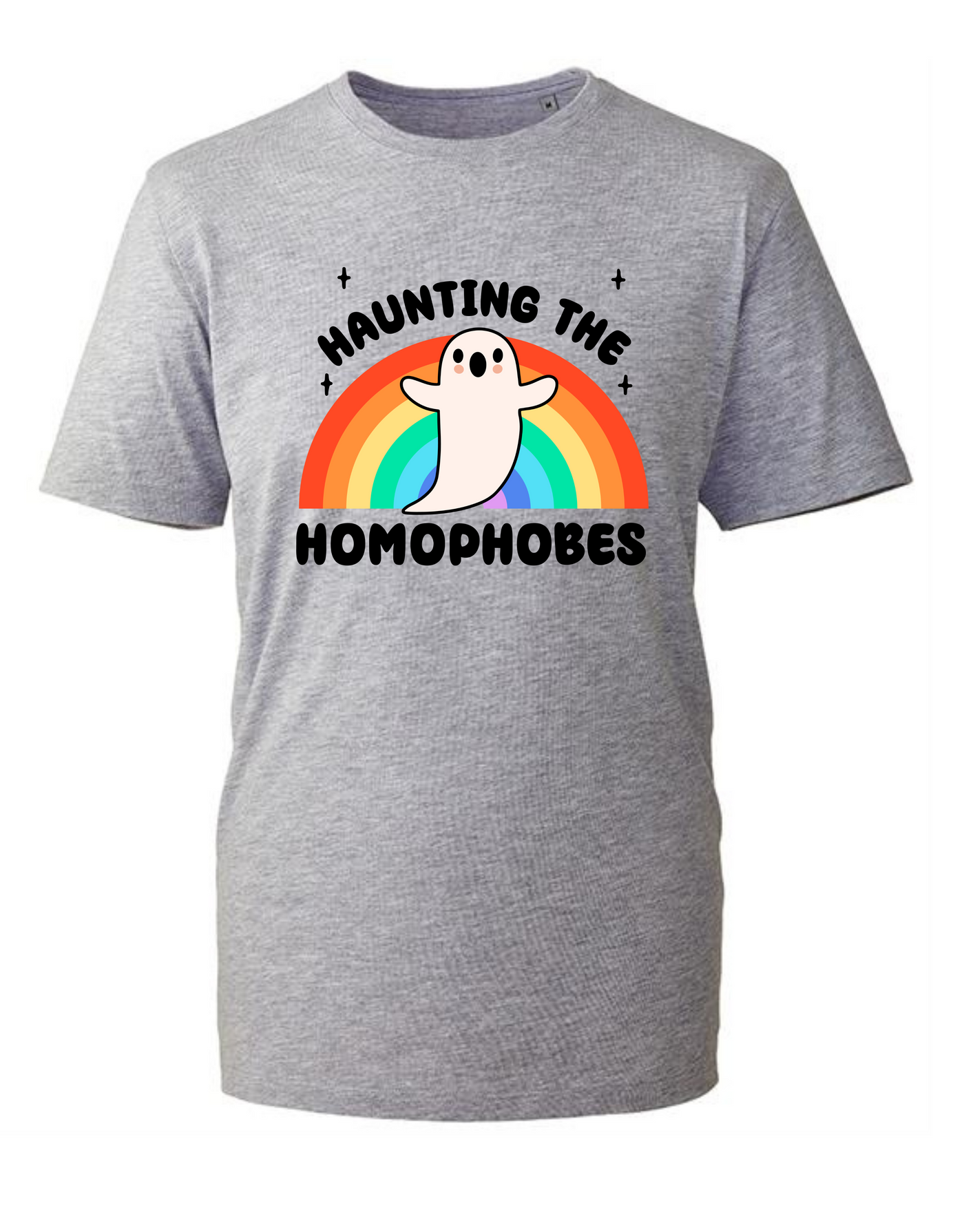 “Haunting The Homophobes” Unisex Organic T-Shirt