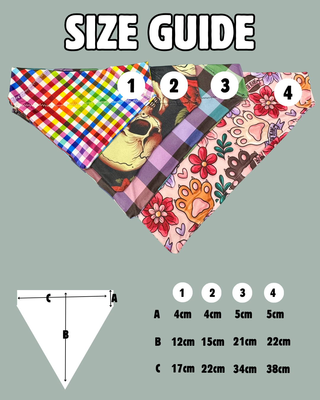 Topsy Repurposed - Toe Beans Dog Bandana