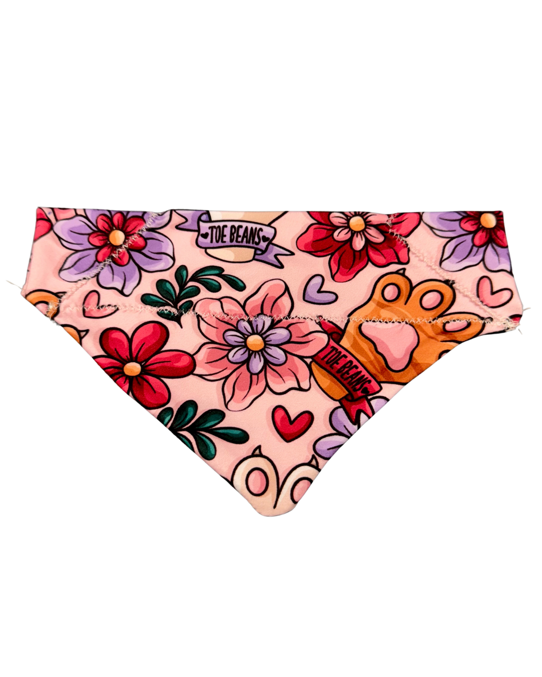 Topsy Repurposed - Toe Beans Dog Bandana