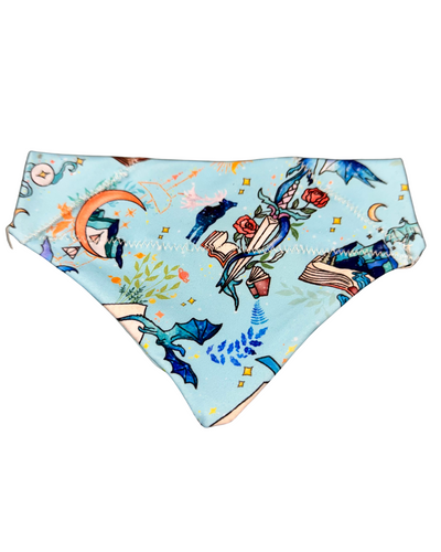 Topsy Repurposed - Light Blue Fantasy Court Dog Bandana