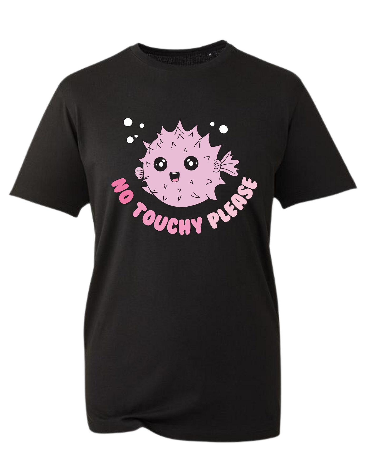 "No Touchy Please" Unisex Organic T-Shirt