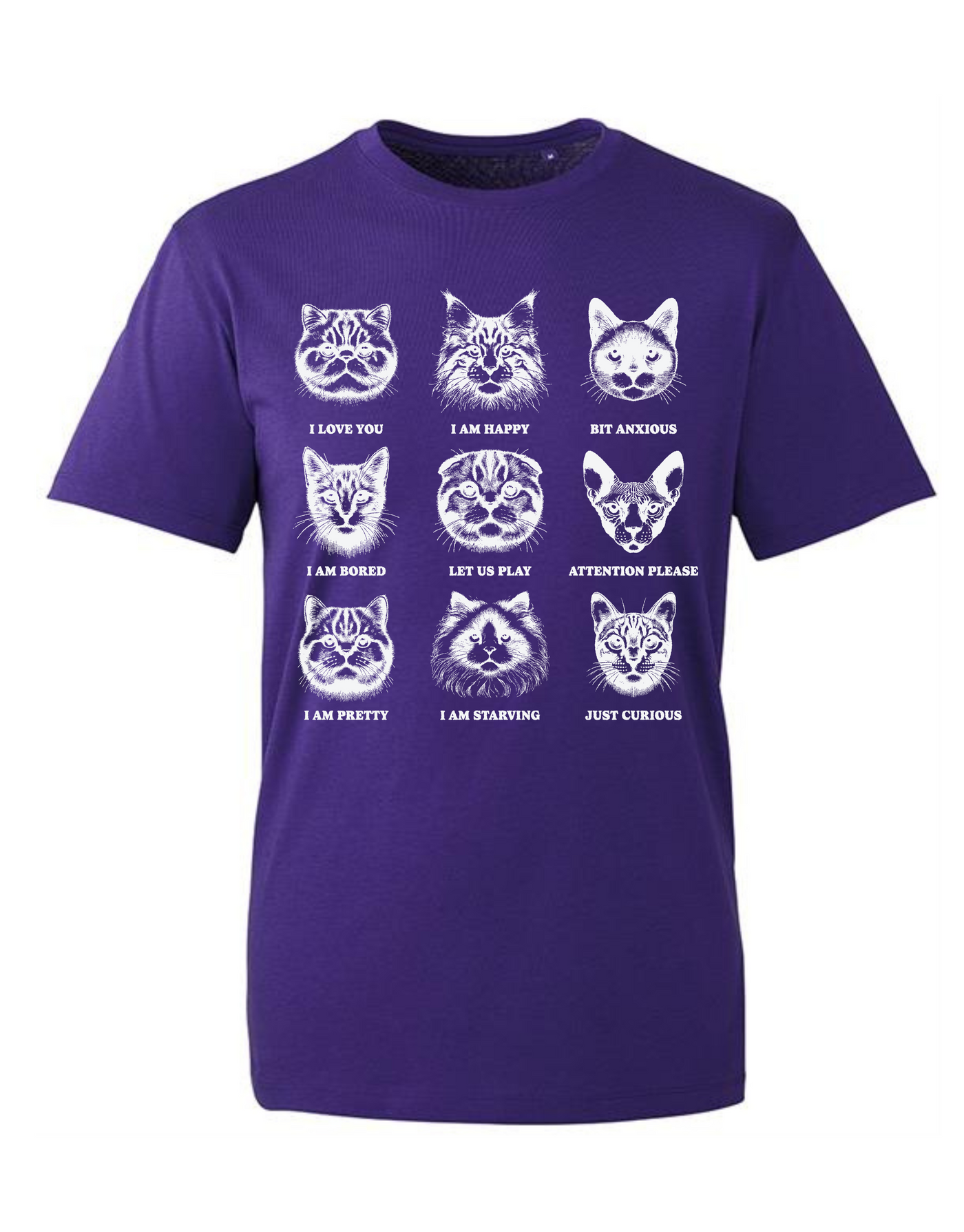 "Purrsonalities" Unisex Organic T-Shirt