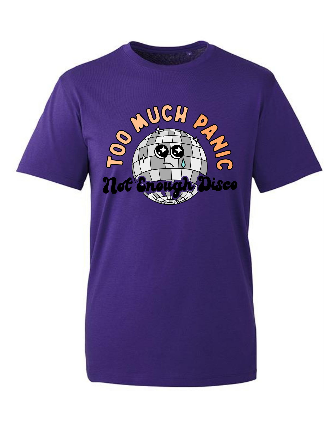 "Too Much Panic" Unisex Organic T-Shirt