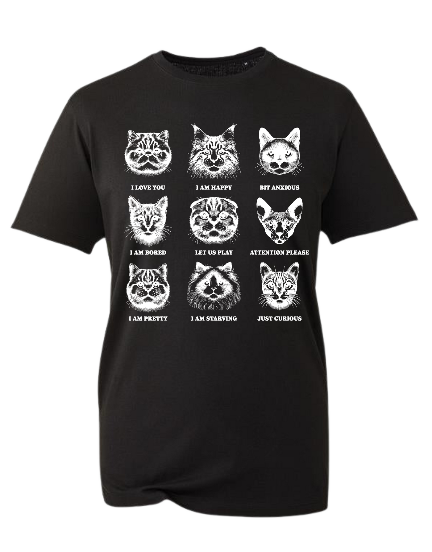 "Purrsonalities" Unisex Organic T-Shirt