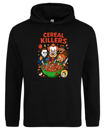 Black "Cereal Killer" Standard Unisex Hoodie