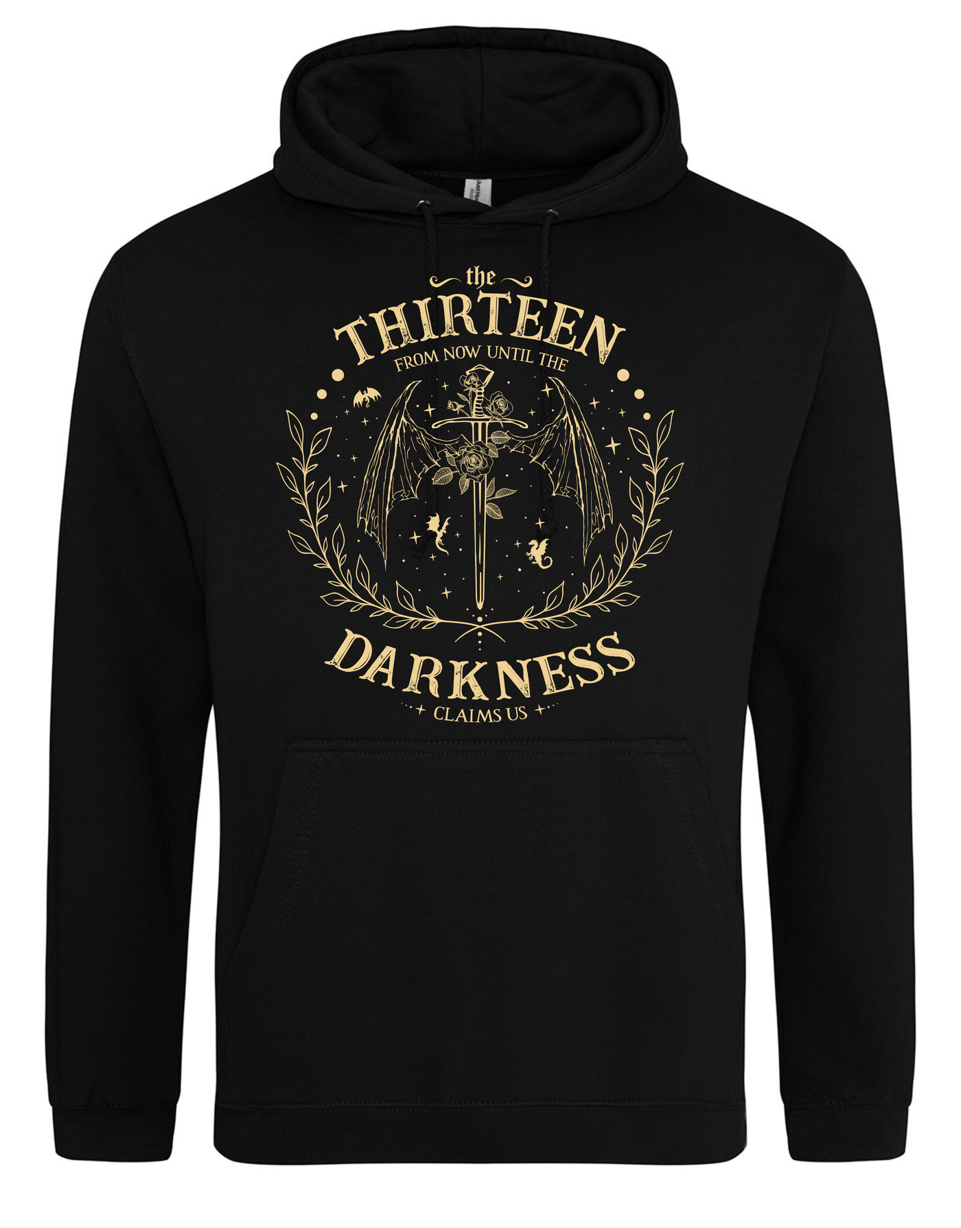 Black "The Thirteen"  F&B Standard Unisex Hoodie