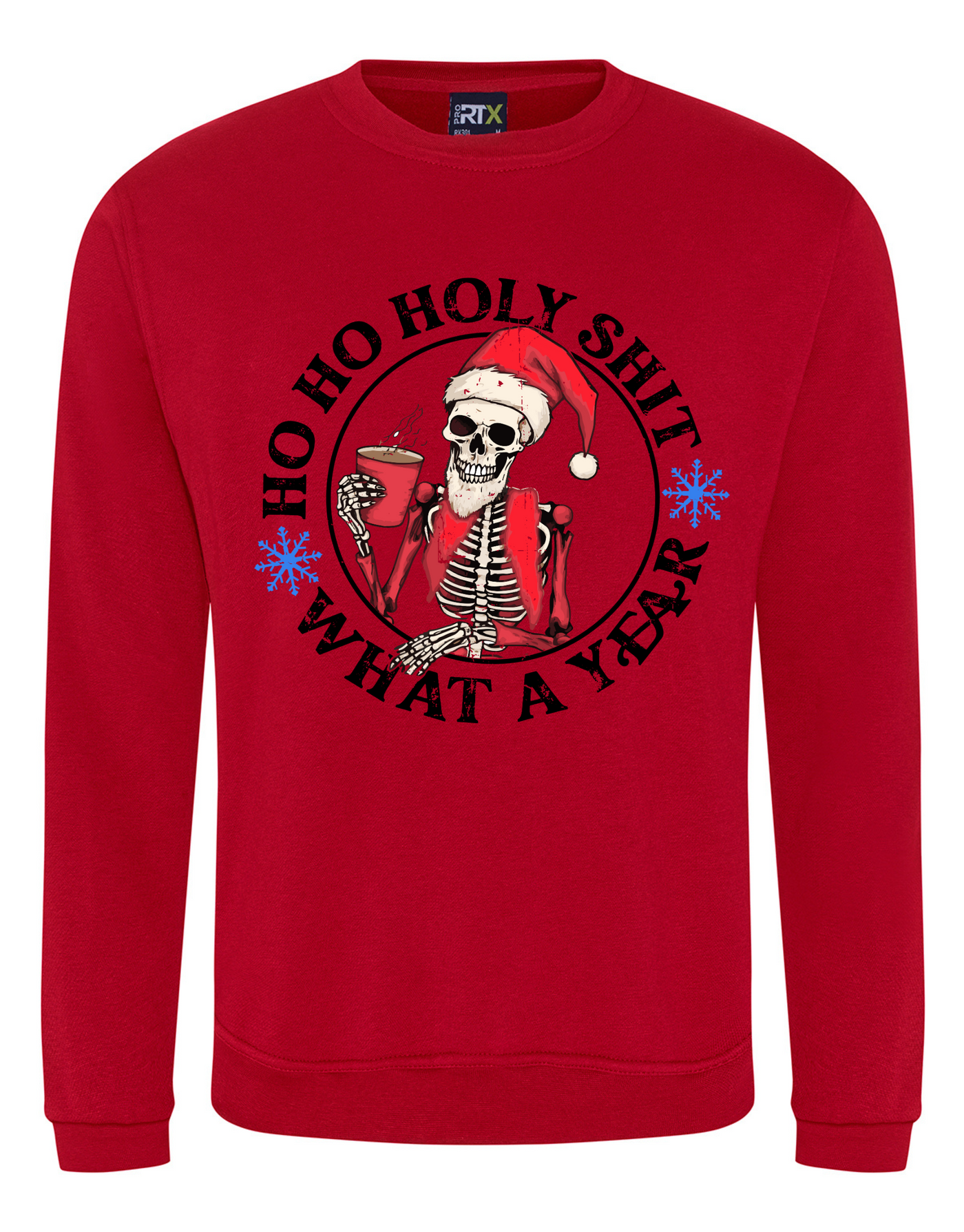 Red "Ho Ho Holy Sh*t" Unisex Sweatshirt