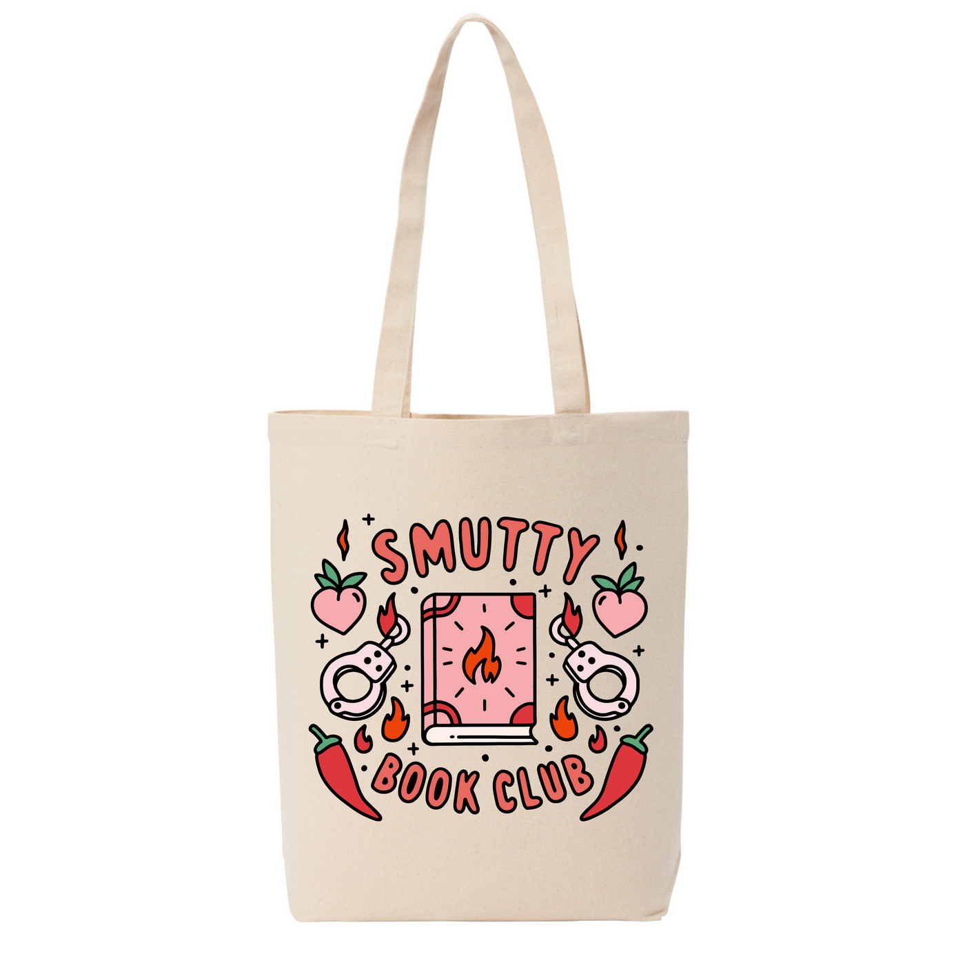 "Smutty Book Club" Tote Bag