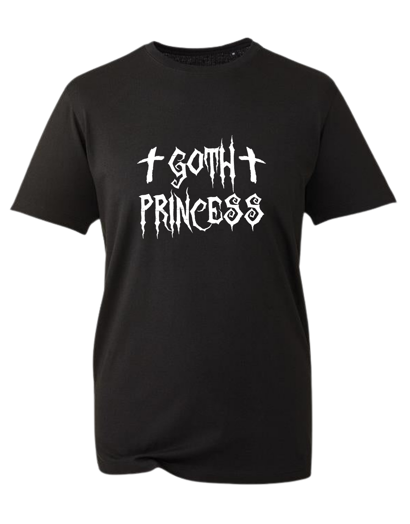 Black "Goth Princess" Unisex Organic T-Shirt