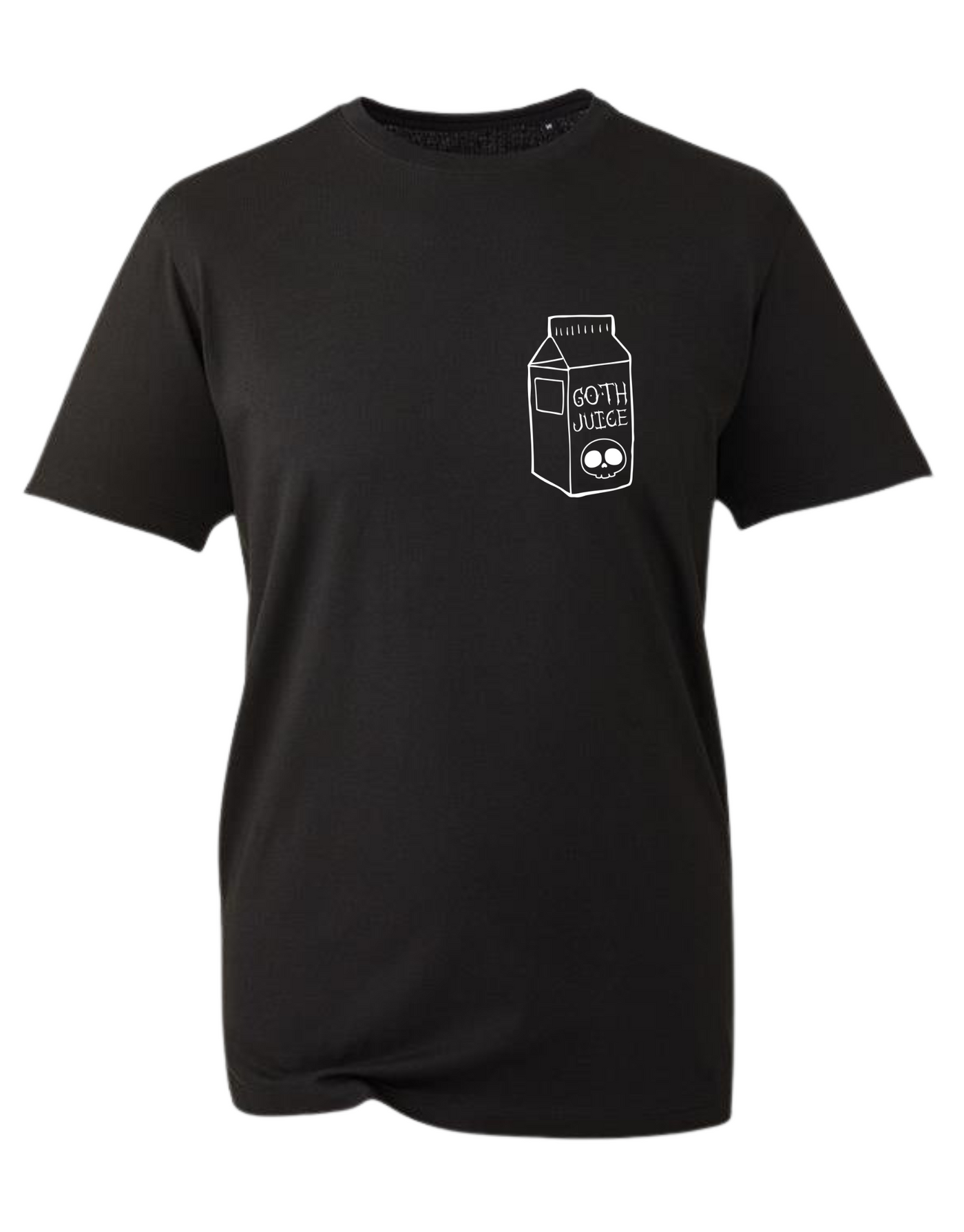 Black "Goth Juice" Pocket Unisex Organic T-Shirt