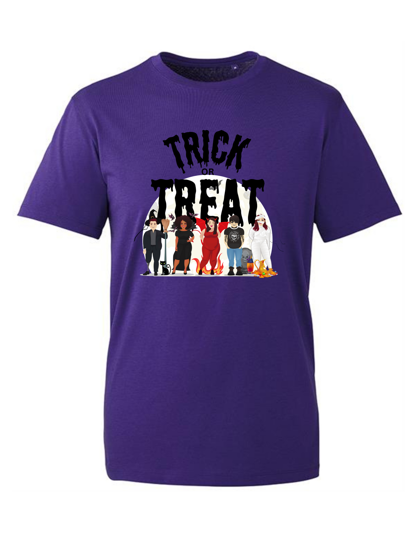 "Trick Or Treat" Unisex Organic T-Shirt