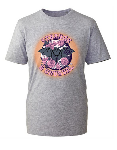 "Strange & Unusual" Bat Unisex Organic T-Shirt