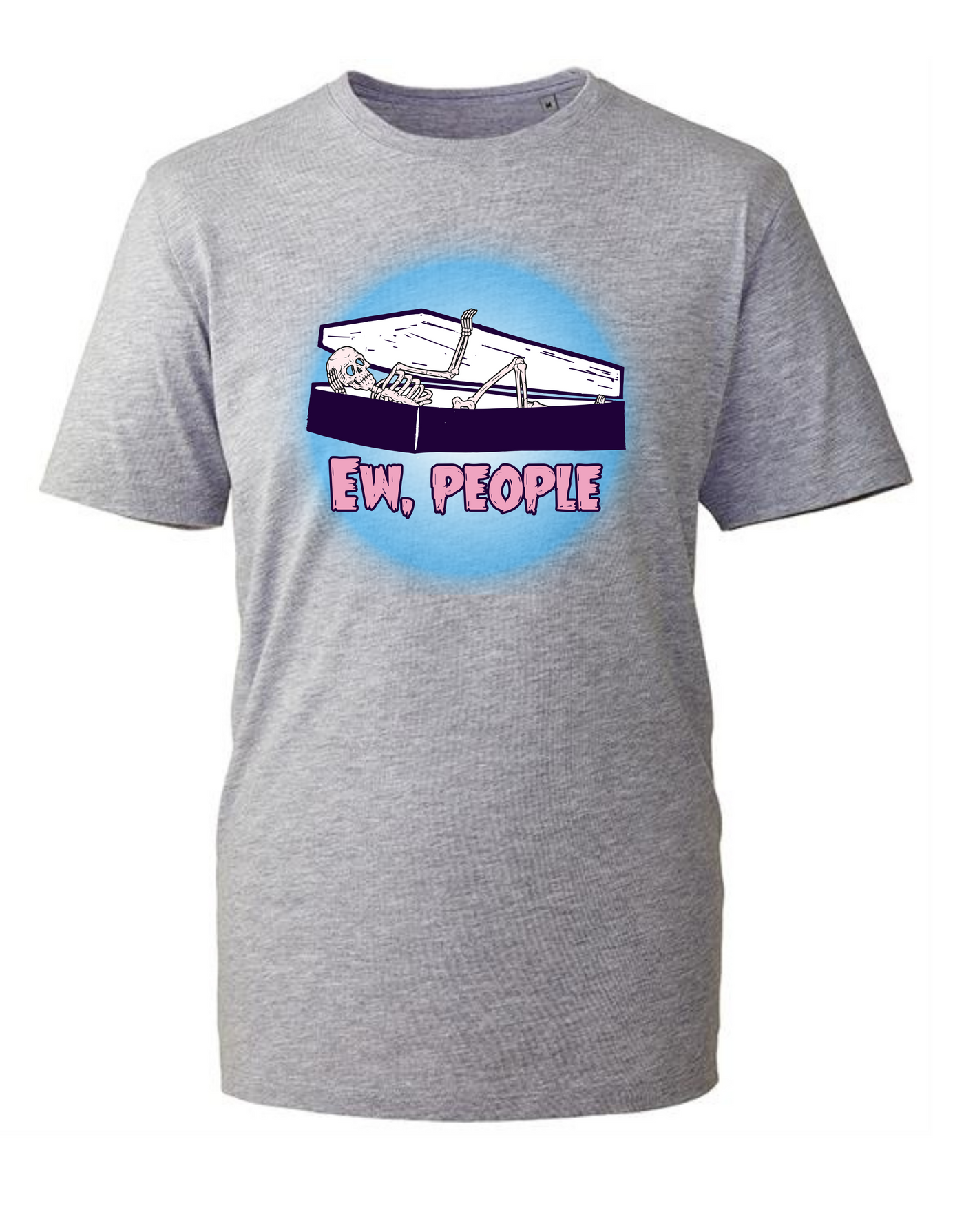 "Ew People" Coffin Unisex Organic T-Shirt