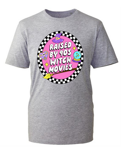 "Raised By 90s Witch Movies" Unisex Organic T-Shirt