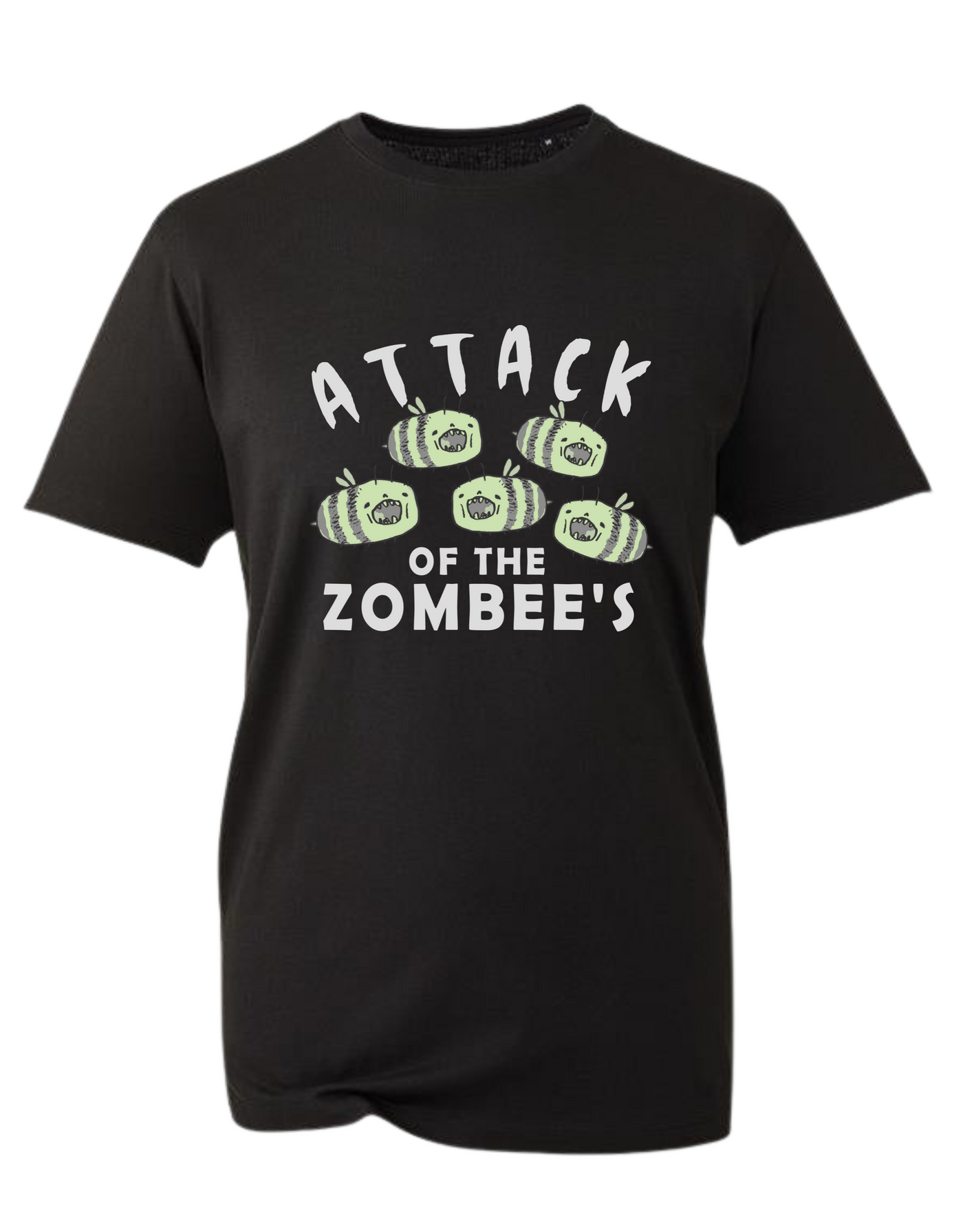 Black "Zombee's" Unisex Organic T-Shirt